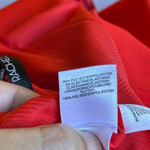 Womens Red Sleeveless V Neck Cropped Jumpsuit - Picture 7 of 8